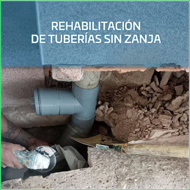 Rehabilitación de tuberías sin obra civil - Desatascos Accesa Irun Gipuzkoa